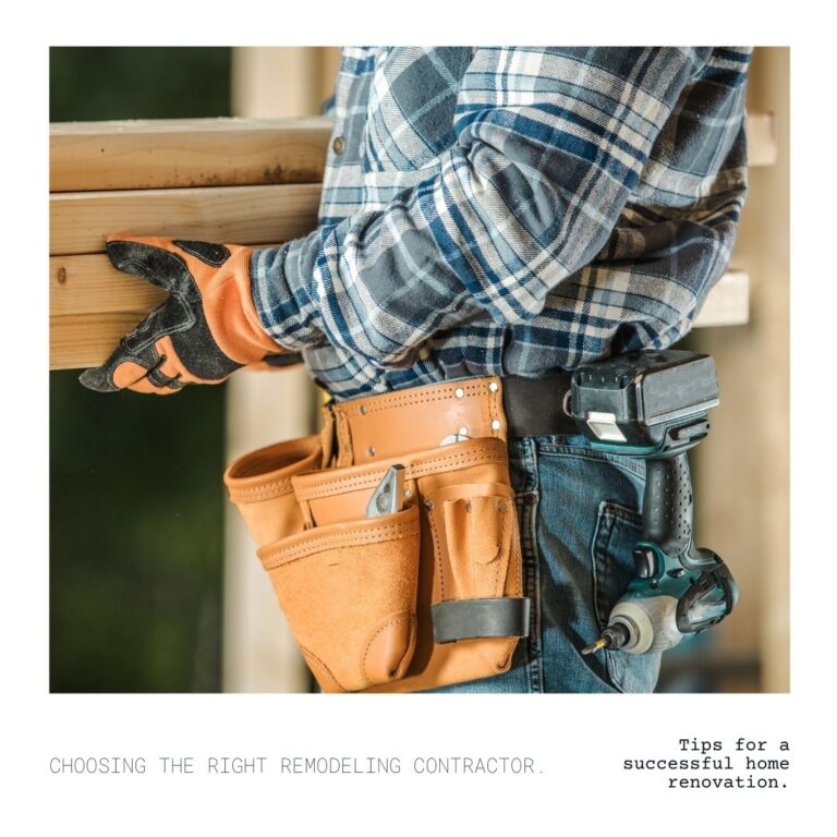 How to choose the right remodeling contractor …